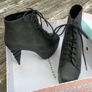 RARE!!! Jeffrey Campbell X MISS🖤KL LIMITED EDITION Litas